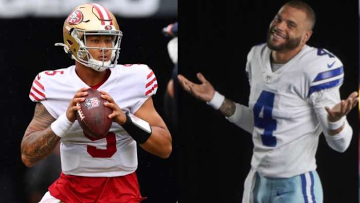 Trey Lance, Dak Prescott